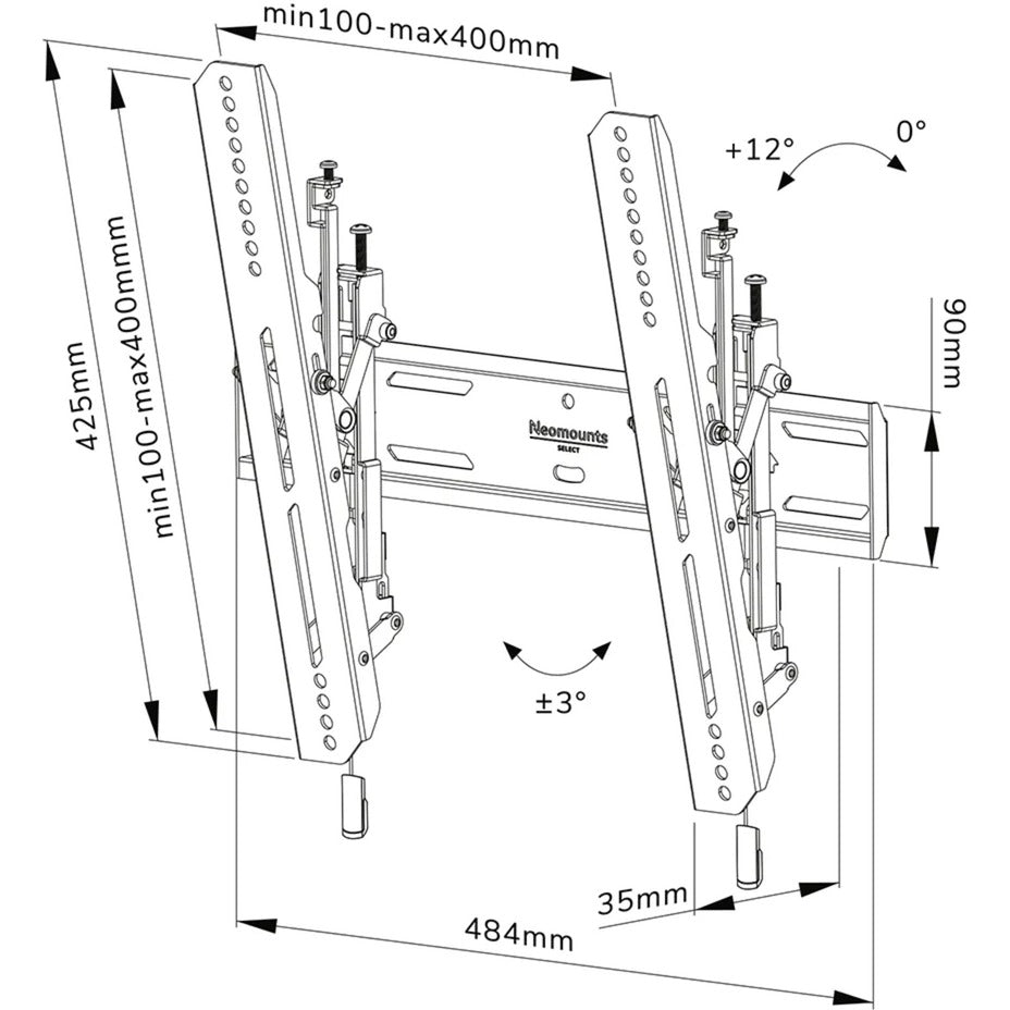 Neomounts von Newstar Select WL35S-850BL14 TV-Wandstonde