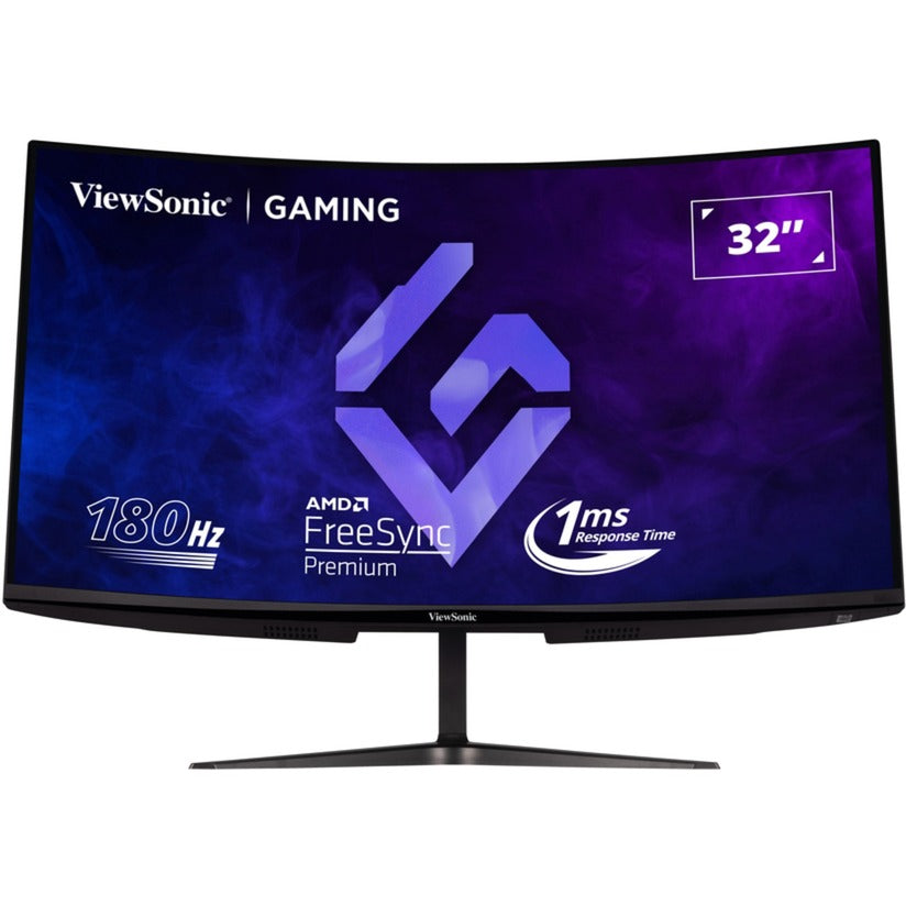 Viewsonic vx3218c-2k 32 gebogener Gaming-Monitor (schwarz, 2x HDMI, 1x Display-Port, 180 Hz)
