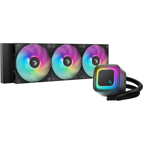 Deepcool le360 v2-Serie – All-in-One-Wasserkühlung – 360 mm – RGB-Beleuchtung – Schwarz