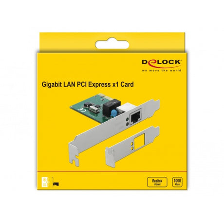 Delock PCIe Karte 1x Gigabit LAN Netzwerkadapter