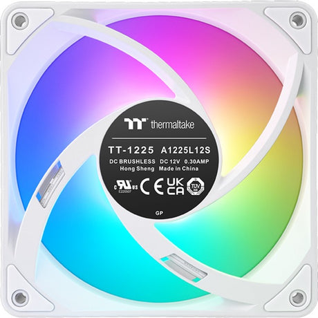 Thermaltake CT120 EX Reverse Argb Sync PC-Lüfter Snow (3-Lüfter-Pack) Gehäuselüfter (weiß, 3 Stück, 120 x 120 x 25 mm, PWM)
