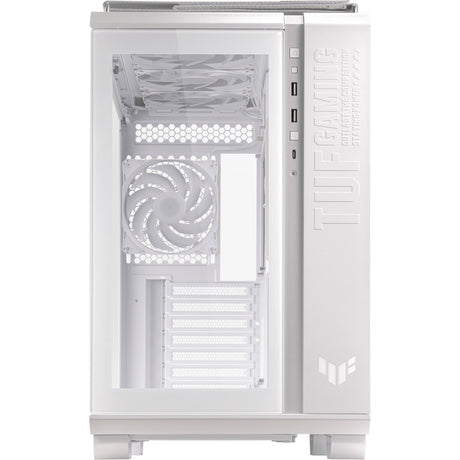 Asus TUF Gaming GT502 Plus Midi-Tower-Gehäuse (weiß | 2x USB-A | 1x USB-C | gehärtetes Glas)
