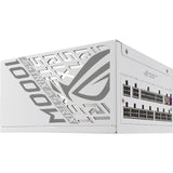 Asus Rog Strix Platinum White Edition modulares 1000-Watt-Netzteil (weiß, 1x 12V-2x6, 4x PCIe)
