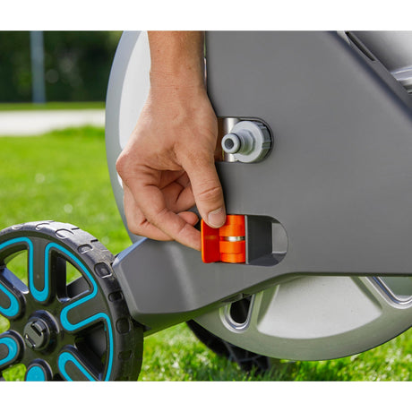 Gardena Schlauchwagen Aquaroll L Easy Metal (Grauorange, 18550-20)
