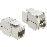 Delock RJ45 Buchse > LSA Cat.6a Keystone Modul