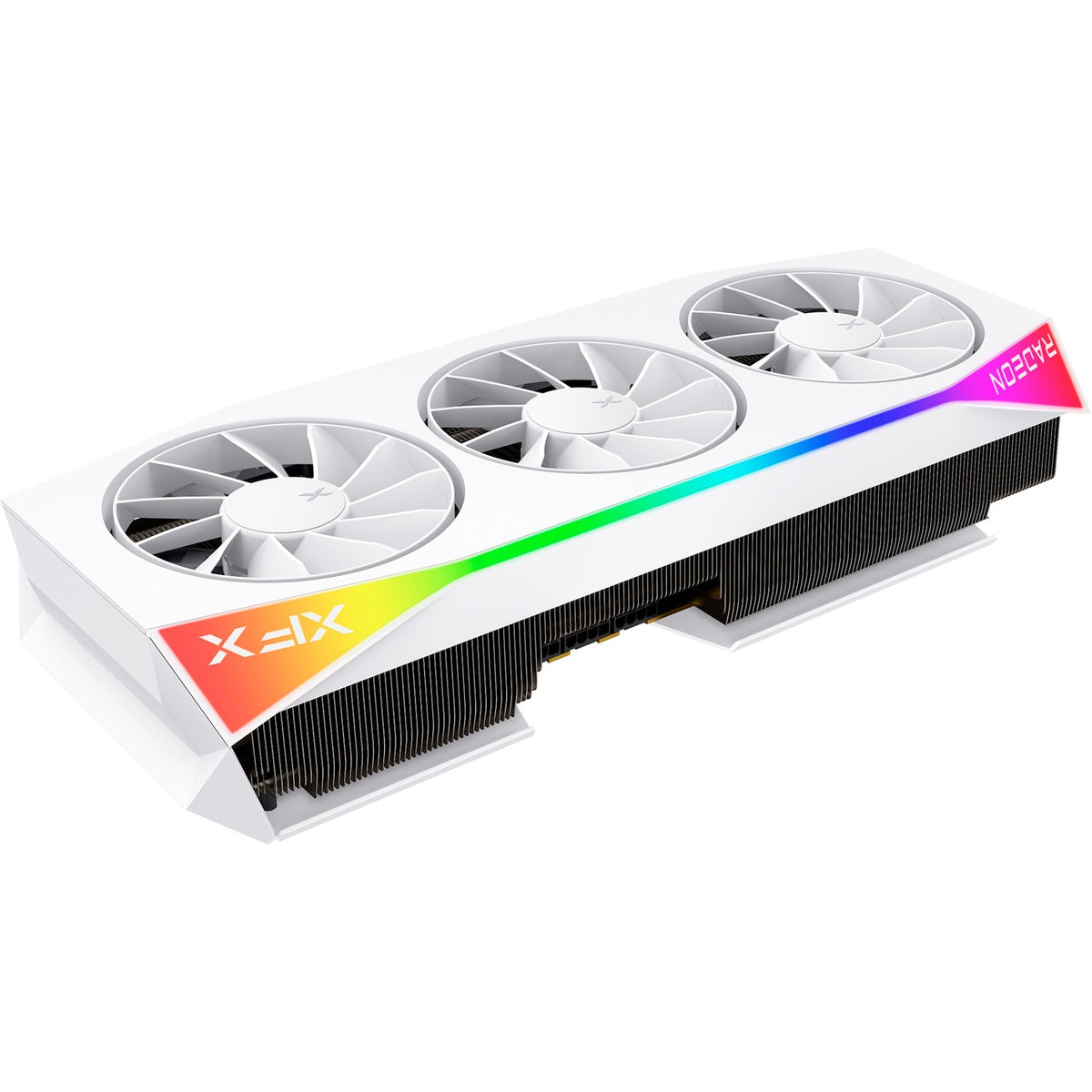 XFX Radeon RX 9070 XT OC Mercury RGB Grafikkarte (weiß, RDNA4, GDDR6, 3x Display Port, 1x HDMI 2.1)