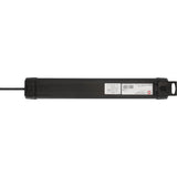 Brennerstuhl premium-line Steckdosenleiste 6-fach mit USB-C PD 30W und USB-A 18W Steckdosenleiste (schwarz, 1x USB-A, 1x USB-C)