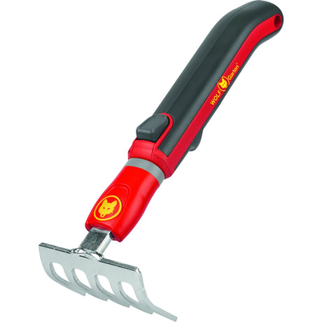 Wolf-garten 1075646 - Rechen + Stiel rot gelb | 1 Stk