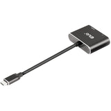 Club 3D MST Hub USB3.2 Gen2 Typ-C (DP Alt-Modus) zu DisplayPort + HDMI 4K60Hz M-F (Schwarz)