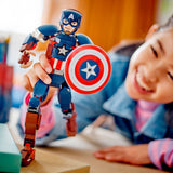 Lego Marvel – Captain America Baufigur Konstruktionsspielzeug (76258)