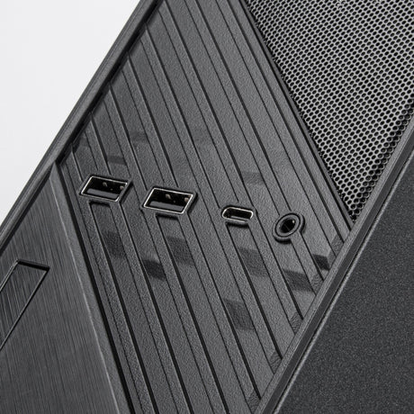 Silverstone Milo 12 Mini-Tower-Gehäuse (schwarz | 2x USB-A | 1x USB-C)