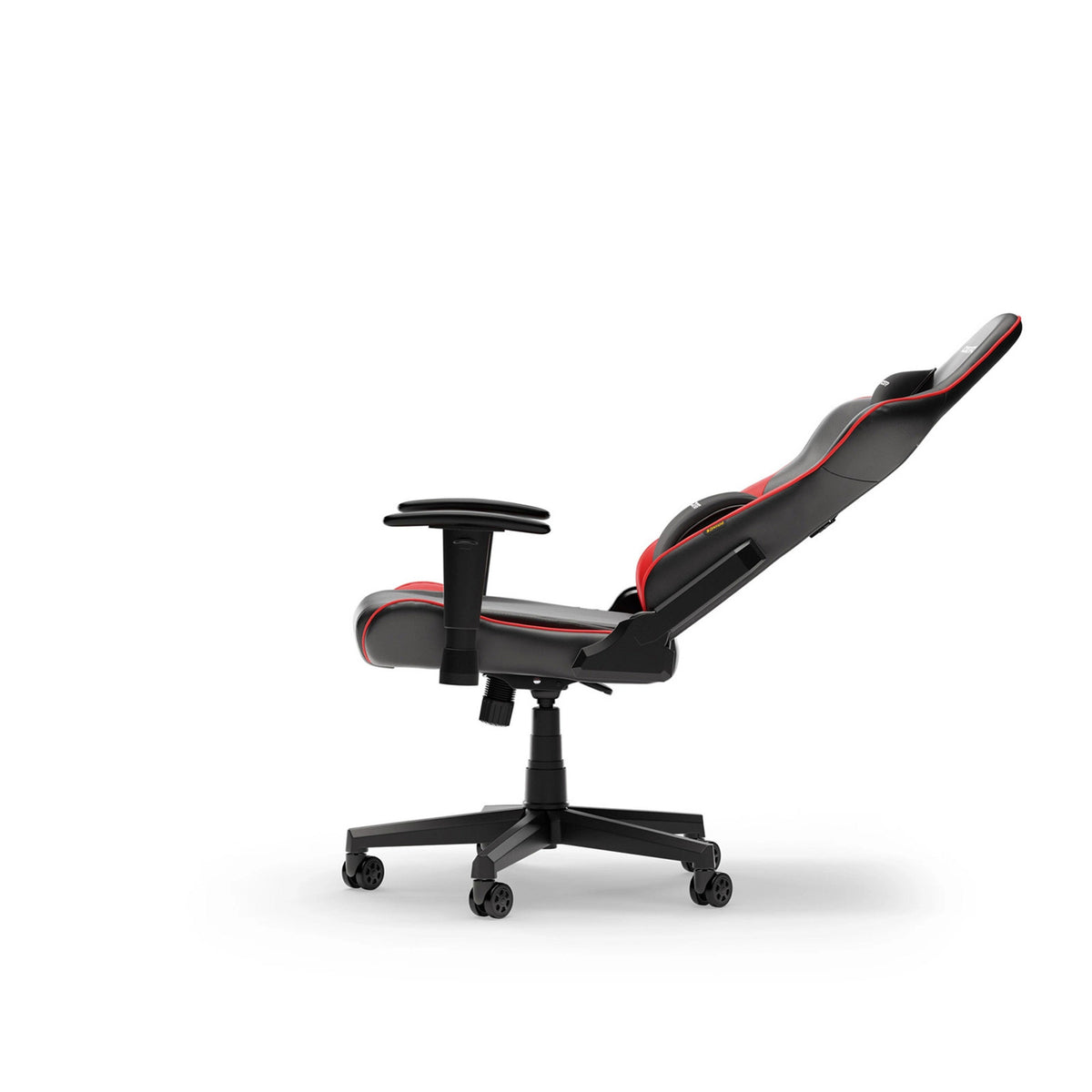 Dxracer Prince L Gaming-Stuhl aus schwarzem, rotem PVC-Leder (schwarz-rot)