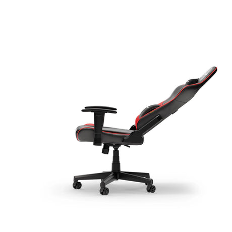 Dxracer Prince L Gaming-Stuhl aus schwarzem, rotem PVC-Leder (schwarz-rot)