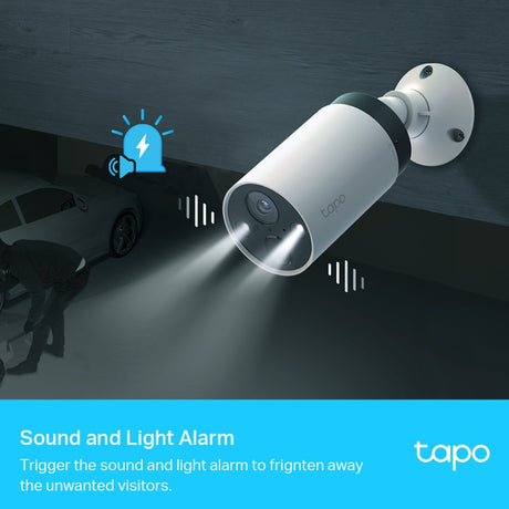 Tp-Link Tapo C420S1 Sicherheitskamera (weiß, 2K QHD, IP65)