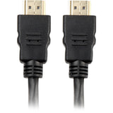 Sharkoon High-Speed-HDMI-Kabel mit Ethernet (schwarz, 2 Meter, 4k, vergoldet)