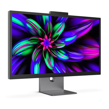 Philips brilliance 27e3u7903 27 5k ultra hd monitor (grijs, 1x hdmi, 2x usb-c, 2x usb-a, 2x thunderbolt, 1x rj-45, webcam)
