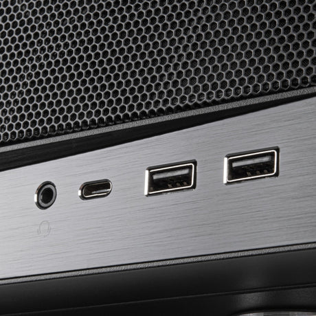 Silverstone SST-GD11B HTPC-Gehäuse (schwarz | 2x USB-A | 1x USB-C)