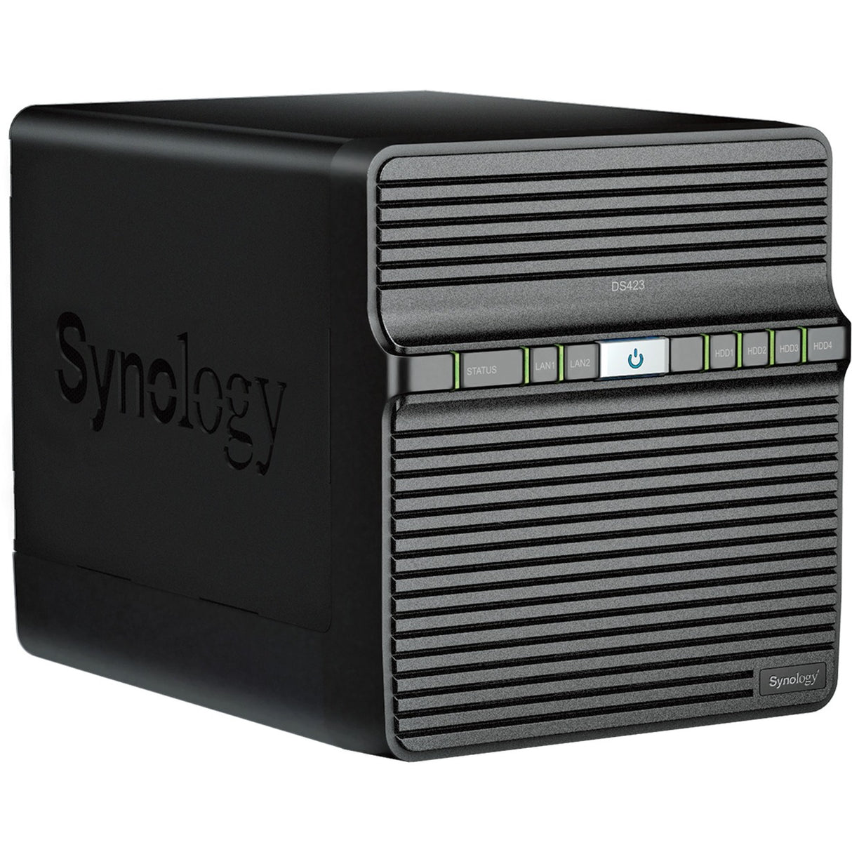 Synology Diskstation DS423 NAS (schwarz, 2x RJ-45, 2x USB-A 3.2 (5 Gbit/s))