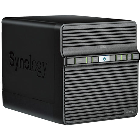 Synology Diskstation DS423 NAS (schwarz, 2x RJ-45, 2x USB-A 3.2 (5 Gbit/s))
