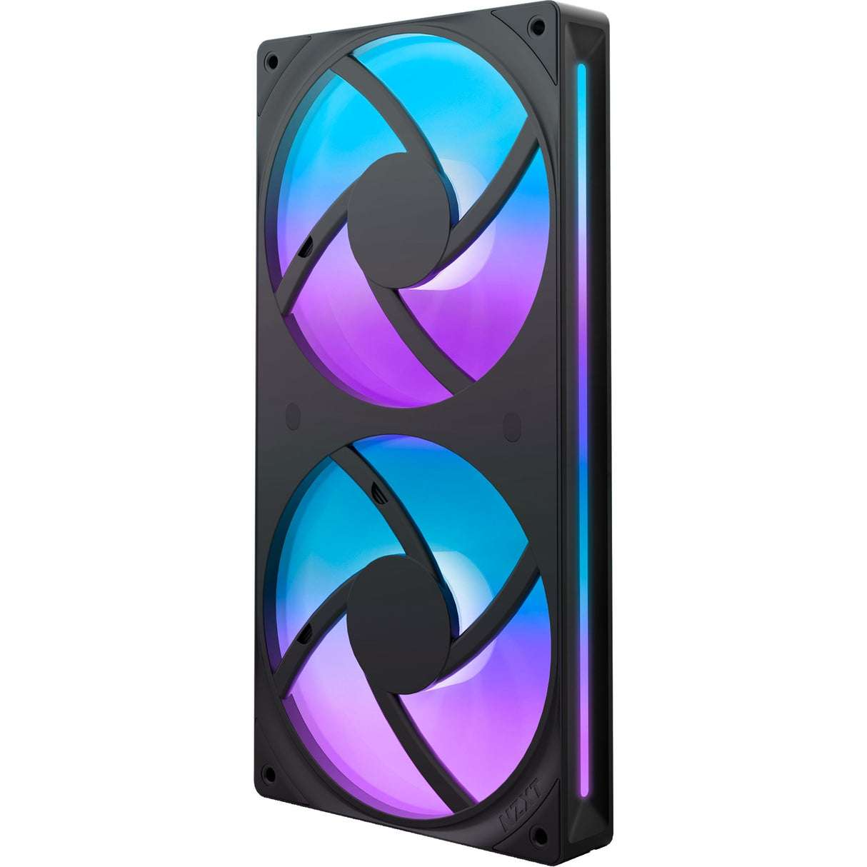 Nzxt f240 RGB Core Gehäuselüfter (schwarz, 2 Stück, 240 x 120 x 26 mm)