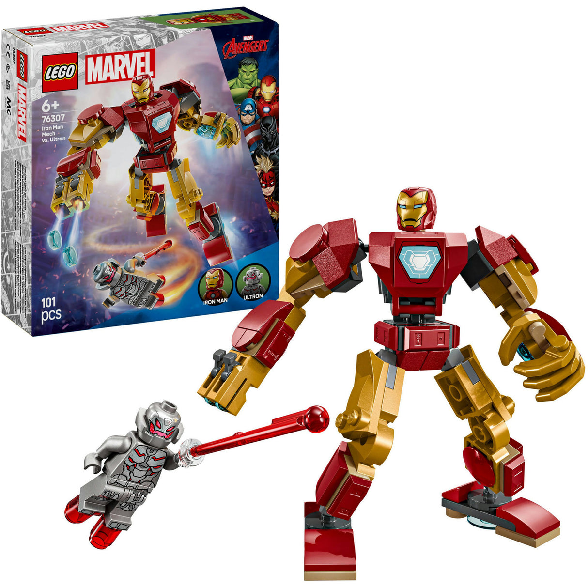 Lego Superhelden 76307 Iron Man Mech vs. Ultron