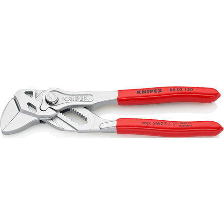 Knipex 86 03 150 Serie – verstellbare Zange – 150 mm – flache Backen – ergonomischer Griff