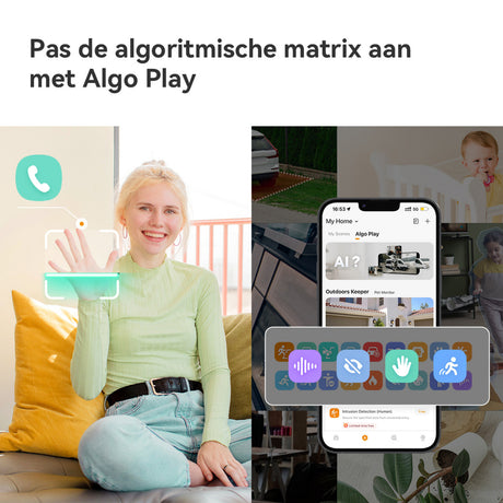Imou Ranger Dual Pro 10 MP Sicherheitskamera (weiß, 2 x 5 MP, WiFi 6)