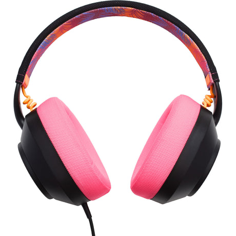 Powera Lucidsound LS10 Kabelgebundenes Gaming-Headset – Midnight Branding Over-Ear-Gaming-Headset (Schwarz Pink, Playstation 5, Playstation 4, Xbox Series X|s, Xbox One, PC, Mobil)