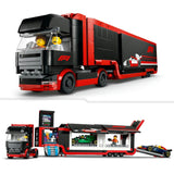 Lego City 60445 F1-Truck mit RB20- und AMR24-F1-Autos