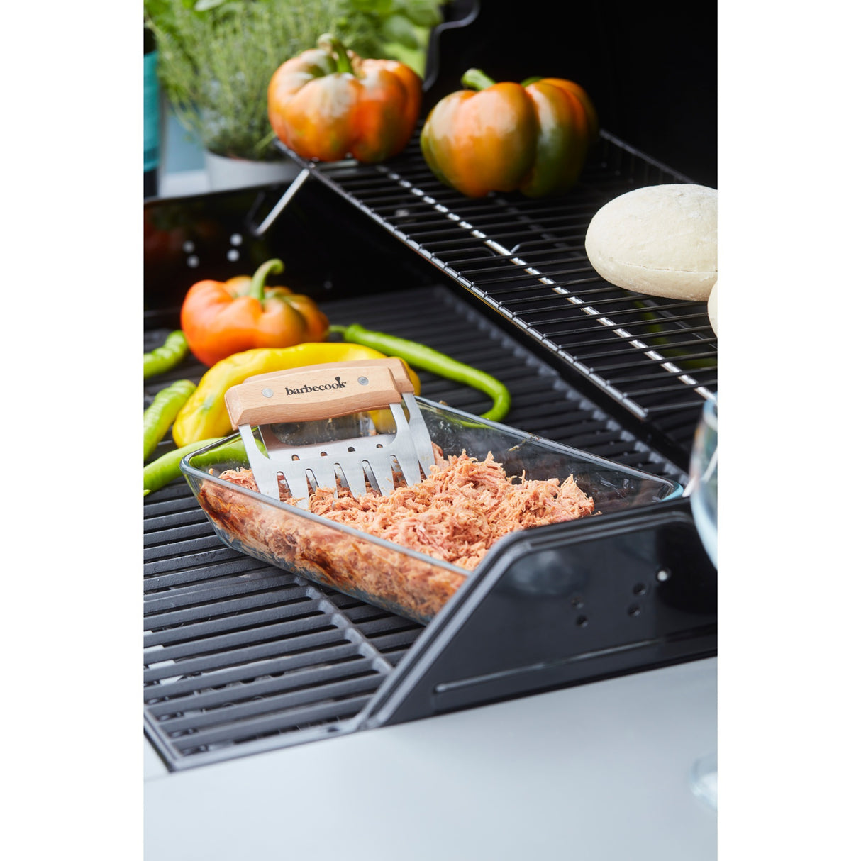 Barbecook-Set mit 2 Fleischkrallen