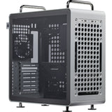 Cooler master qube 540 moonstone midi tower behuizing (grijs | 2x usb-a | 1x usb-c | tempered glass)