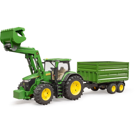 Bruder Traktor John Deere 7R 350 mit Anhänger