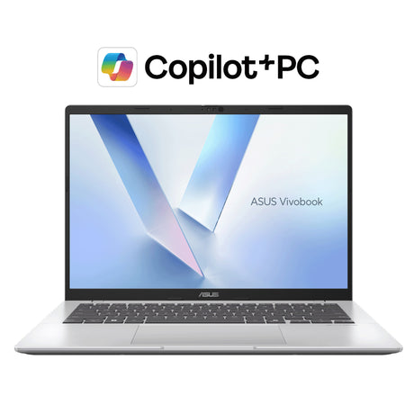 Asus vivobook 14 m1407ga-ly012w 14 Copilot+ Laptop (Silber | Ryzen AI 7 445 | Radeon 840m | 16 GB | 512 GD SSD)