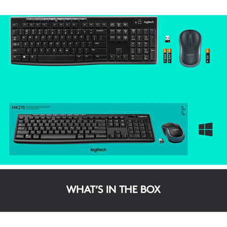 Tastatur und Maus Logitech MK270 QWERTY