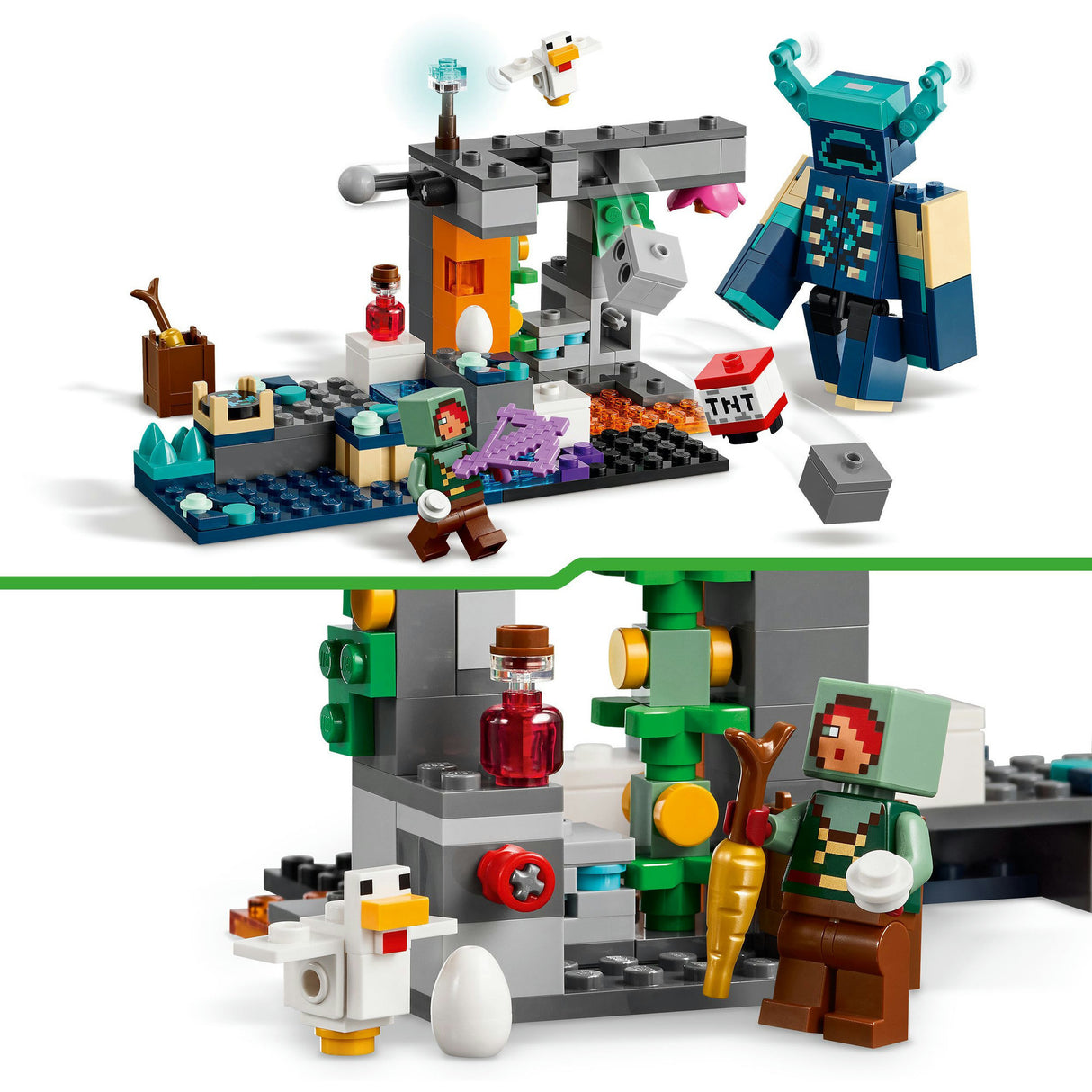 Lego Minecraft 21274 das Treffen mit dem Vorgesetzten