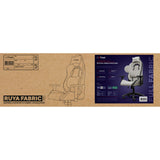 Trust gxt 723 ruya comfortabele stoffen gaming stoel