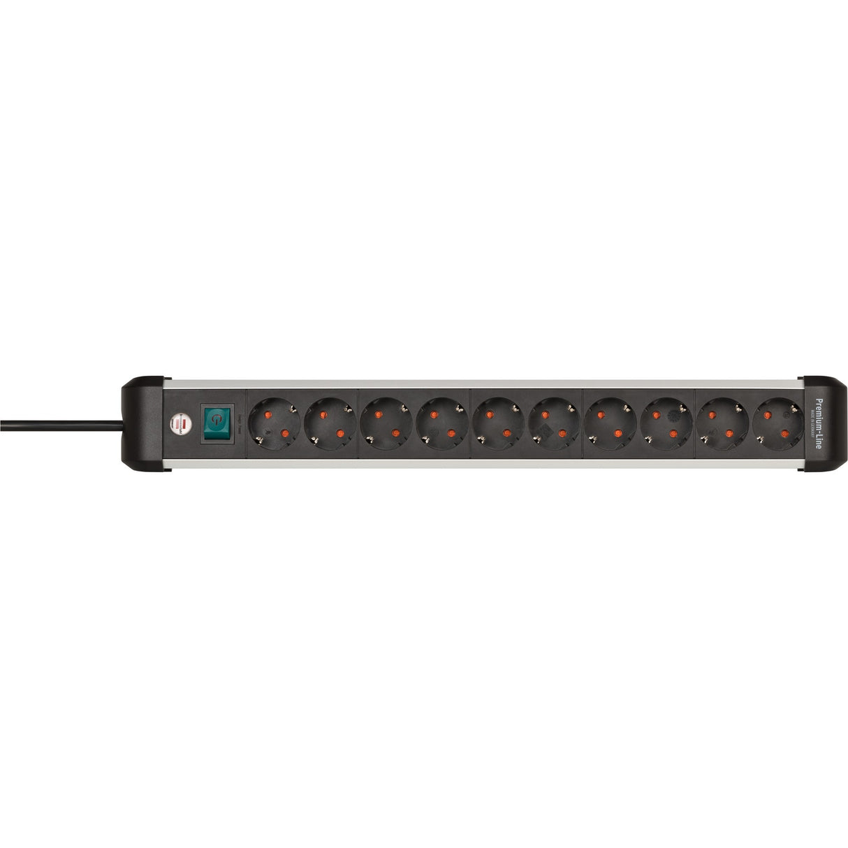 Brennenstuhl Premium-Alu-Line-Sockel 10-fach