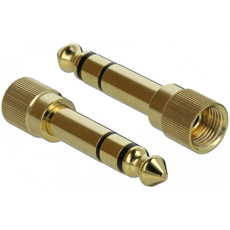 Delock Stereo Klinke 3,5 mm 3 Pin Stecker > Buchse Verlängerungskabel (schwarz, 2 Meter)