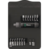 Wera 2090 17 Schlagschrauber-Set Schlagschrauber (schwarz, 17-teilig, 5 16 Innensechskant-Antrieb)