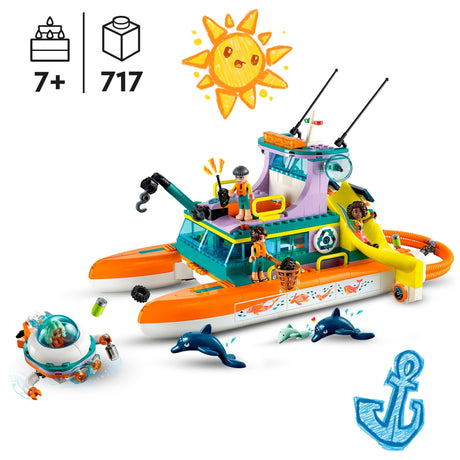 Lego Friends – Bauspielzeug Seenotrettungsboot (41734)