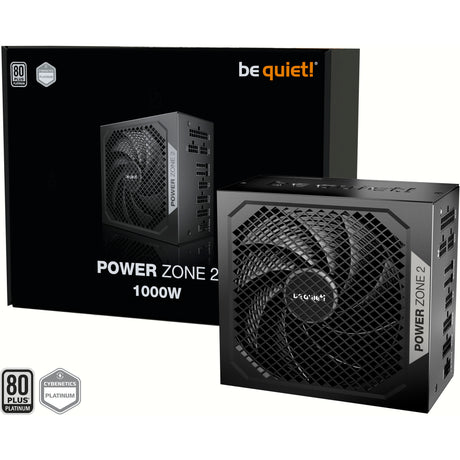 Ruhig sein! Power Zone 2 modulares 1000-Watt-Netzteil (schwarz, 1x 12V-2x6, 3x PCIe)