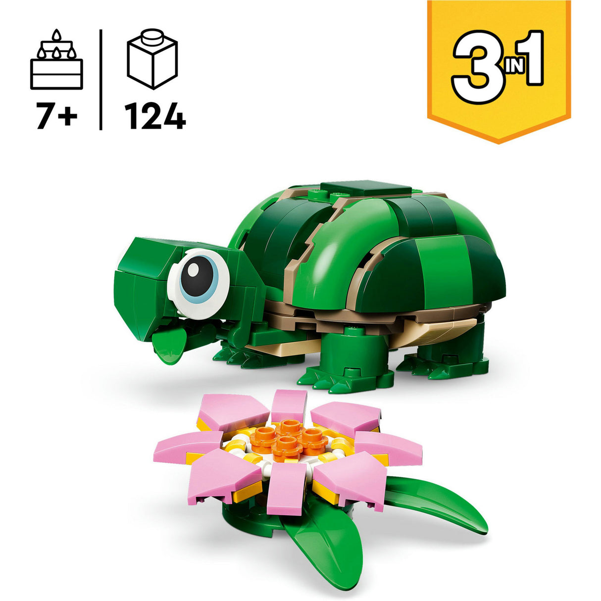Lego Creator 31377 Schildkröte mit Seerose