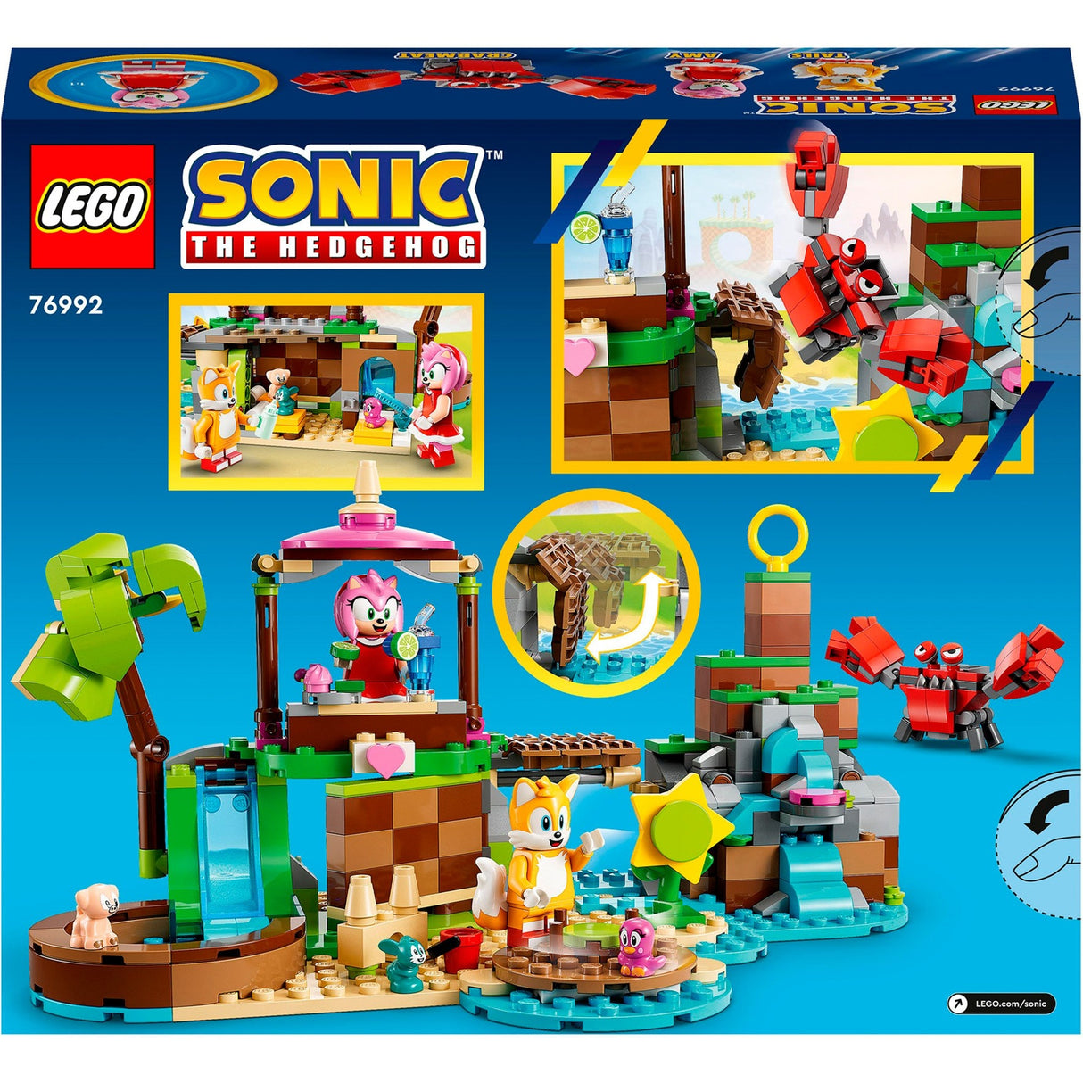 Lego Sonic the Hedgehog – Amy's Animal Shelter Island Konstruktionsspielzeug (76992)