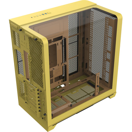 Thermaltake View 390 Air Butter Caramel Midi-Tower-Gehäuse (gelb | 2x USB-A | 1x USB-C | gehärtetes Glas)