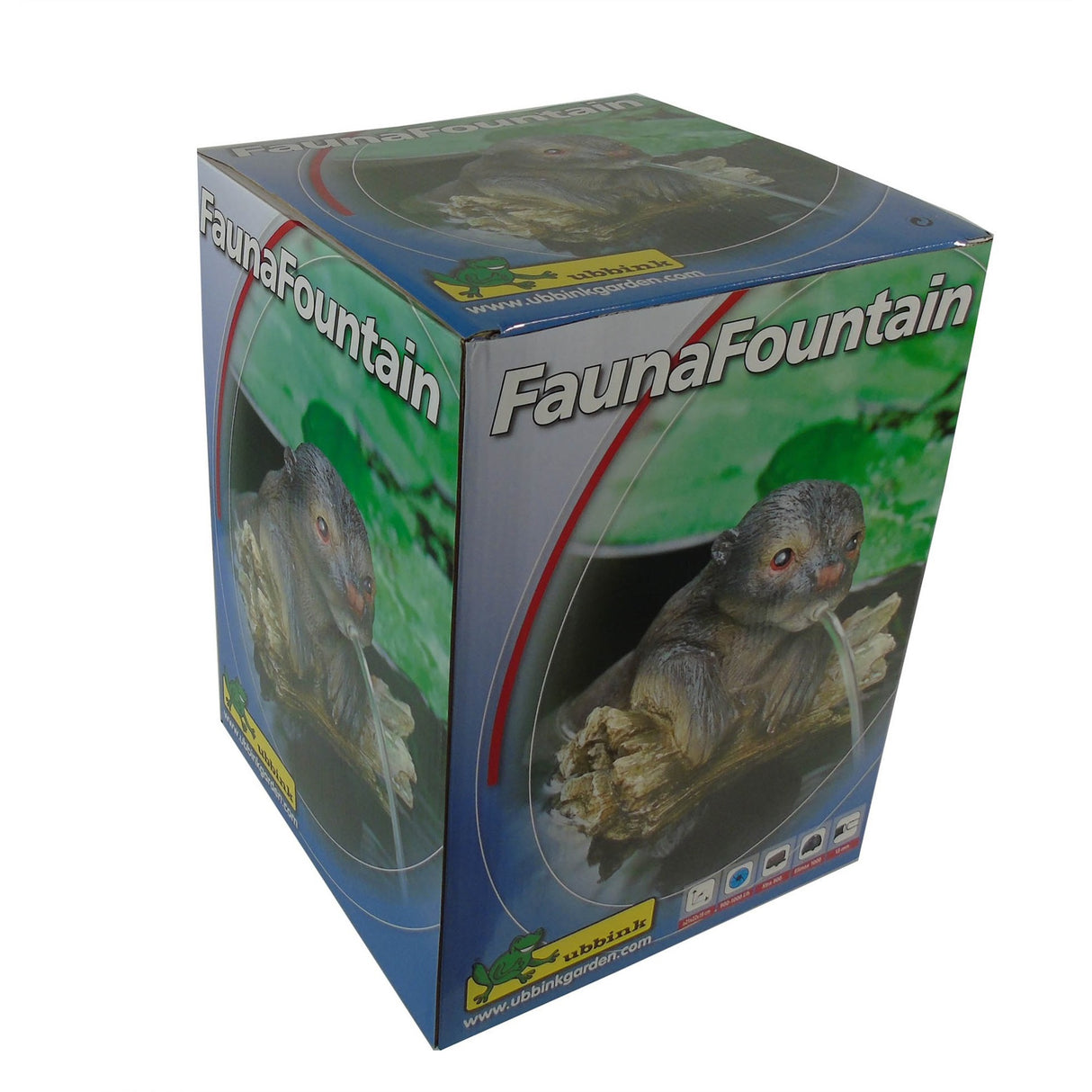 Ubbink schwimmende Spray -Figur Otter am Baumstamm
