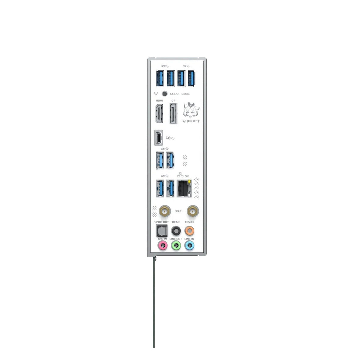 Maxsun ms-icraft b860m cross socket 1851 moederbord (wit, raid, 5 gb-lan, wlan, bt, sound, µatx)