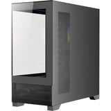 Antec cx500m argb Mini-Tower-Gehäuse (schwarz | 2x USB-A | 1x USB-C | gehärtetes Glas)