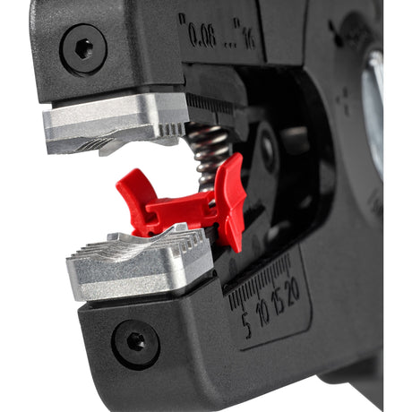 Automatische Abisolierzange von Knipex | Länge 195 mm | 0,08-16 (awg 28-5) mm² | 1 Stück - 12 52 195 - 12 52 195
