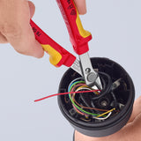 Knipex Elektronik Super Knips® VDE 78 06 125 Elektronikzange (rot gelb)