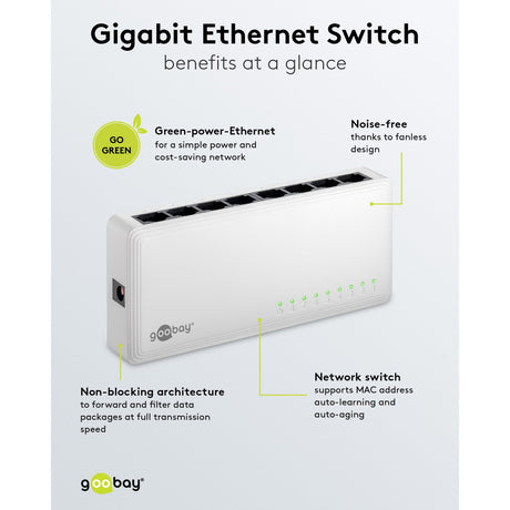 8-Port-Netzwerk-Switch